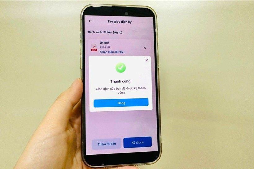 Chữ ký số có thể thay thế xác thực sinh trắc học khi chuyển khoản?