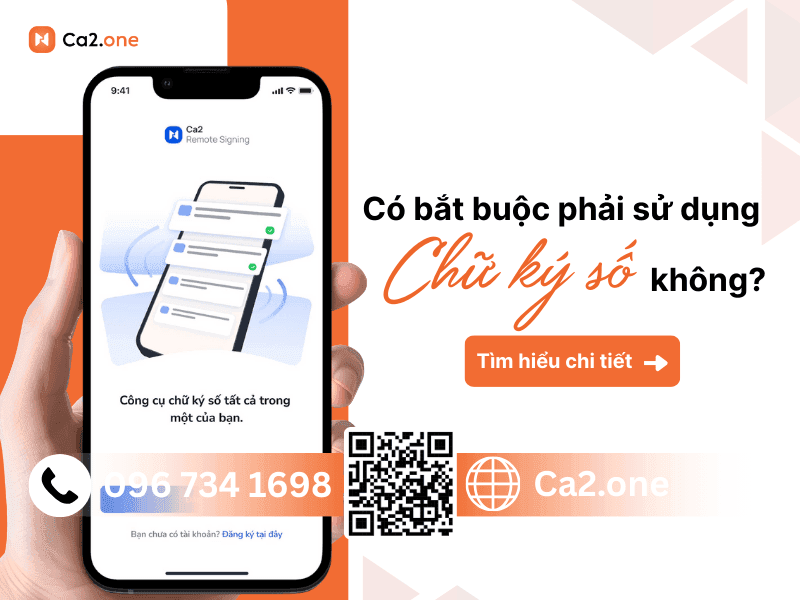 Có bắt buộc đăng ký chữ ký số không?