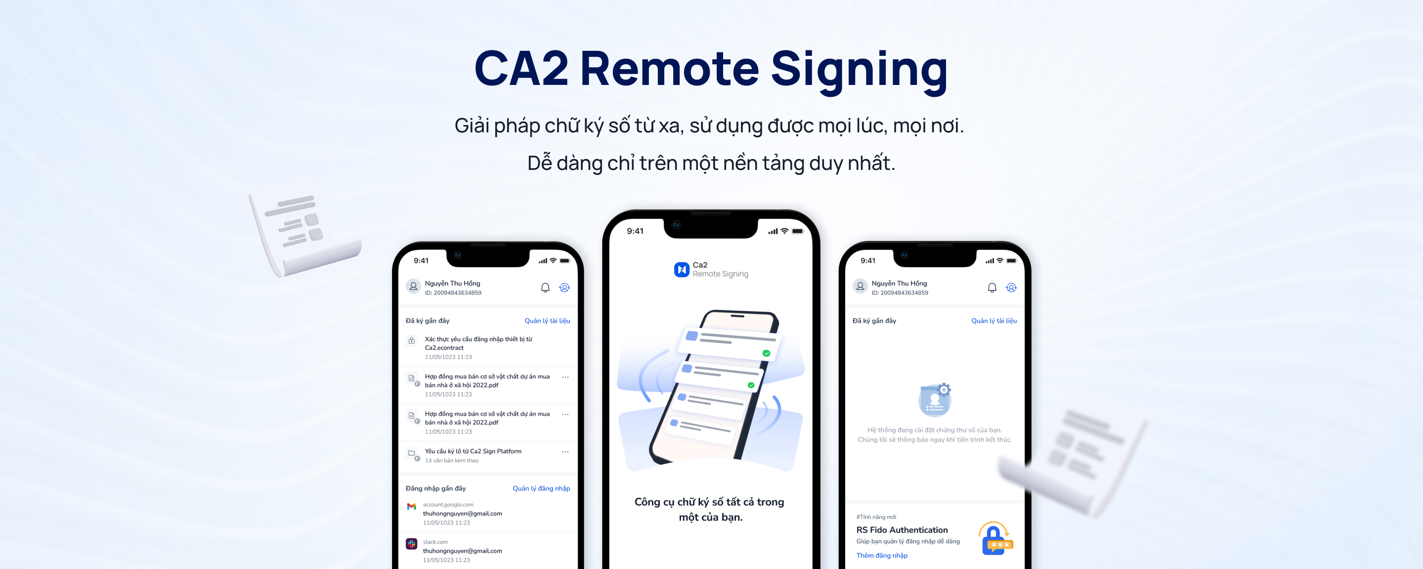 Ca2 Remote Signing Banner